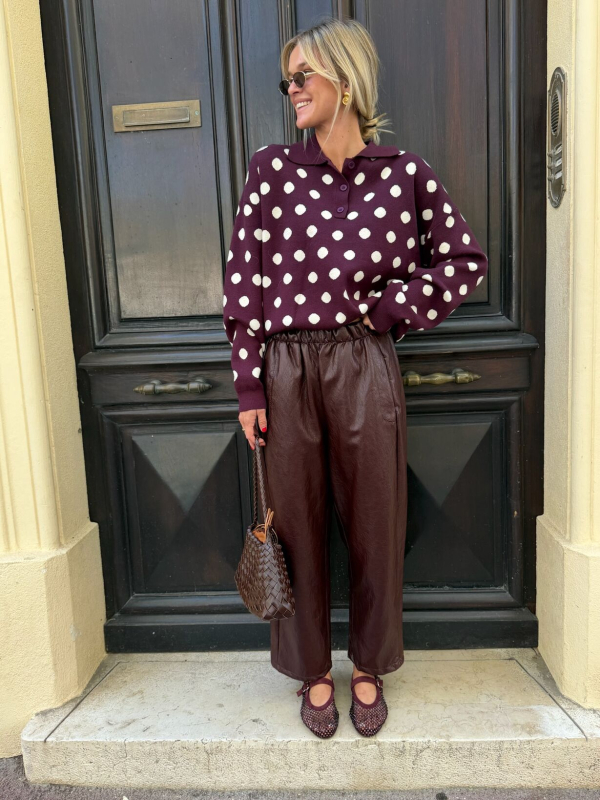 ETHAN burgundy pants