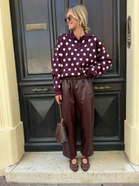 Pantalon ETHAN bordeaux