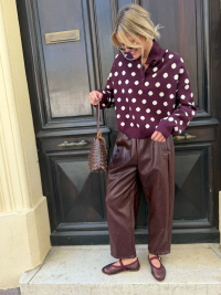 ETHAN burgundy pants