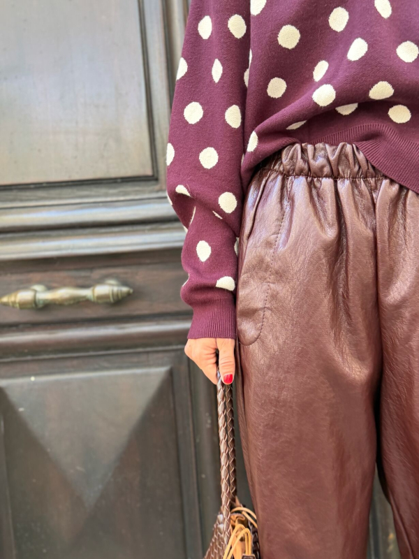 ETHAN burgundy pants
