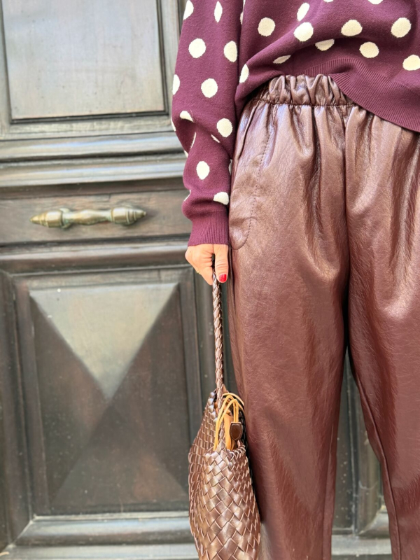 Pantalon ETHAN bordeaux