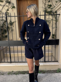 JAMES navy vest