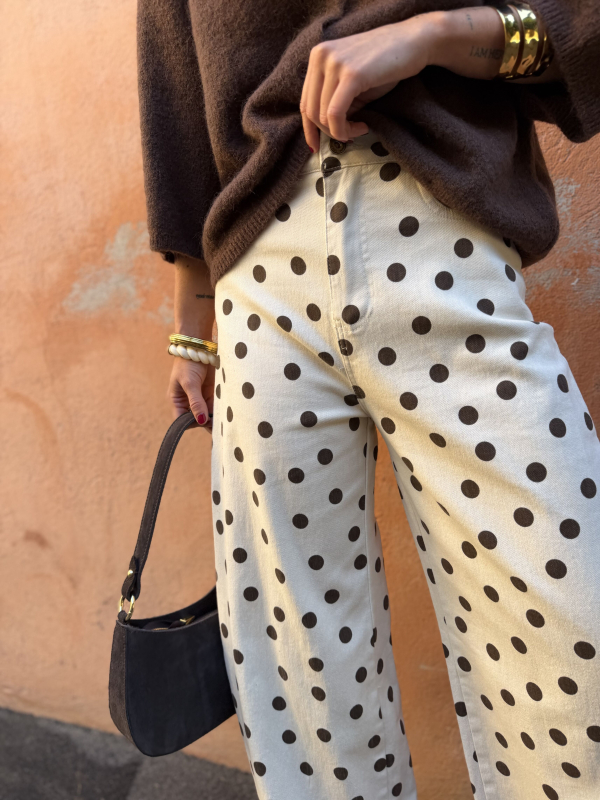 ALESSIO polka dot jeans