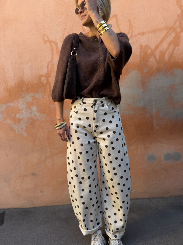 ALESSIO polka dot jeans