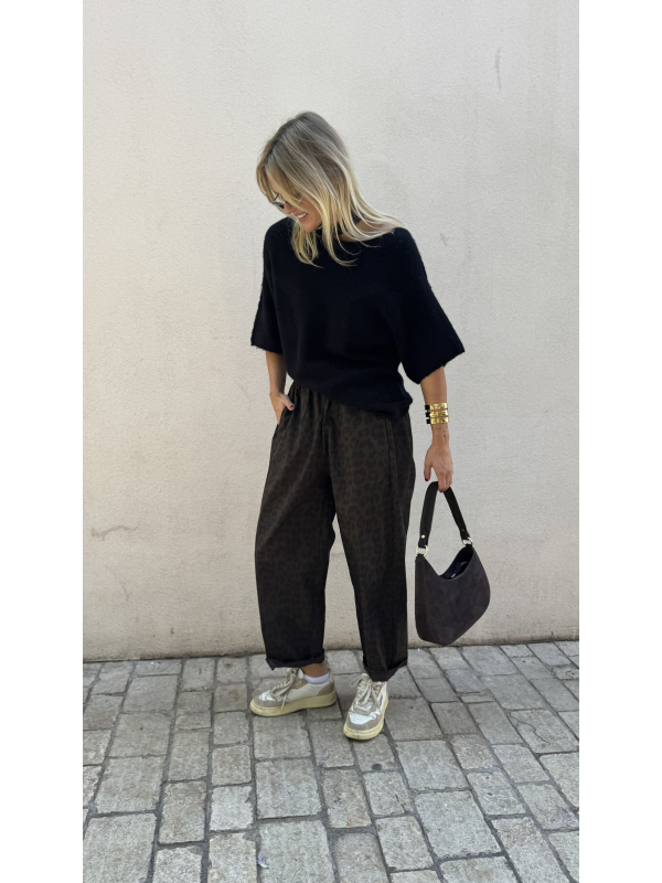 Pantalon FABIO léopard