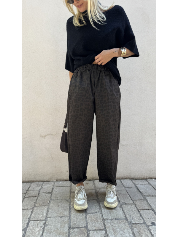 Pantalon FABIO léopard
