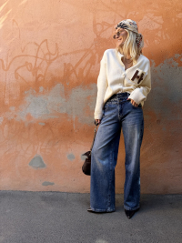 RUBEN dark blue jeans