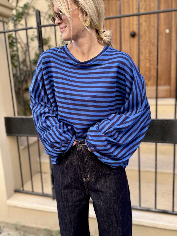 Dark blue shirt