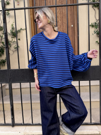Dark blue shirt
