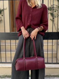 TECKEL burgundy bag - Pre-order