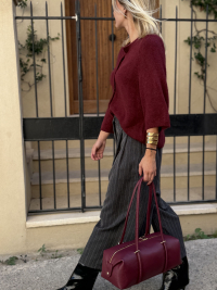 TECKEL burgundy bag - Pre-order