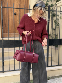 TECKEL burgundy bag - Pre-order