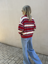 LEWIS red striped sweater