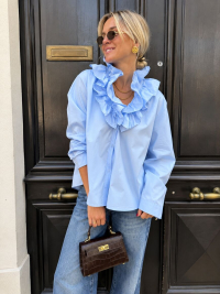 Chemise LUCINDA bleu ciel