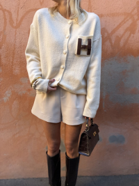 Gilet H écru