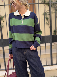 Pull HUNTER marine/vert