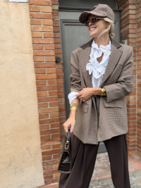 Veste blazer SOHO pied de poule