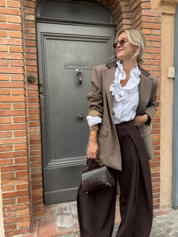 Veste blazer SOHO pied de poule