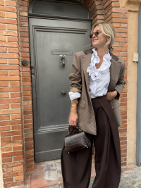 Veste blazer SOHO pied de poule