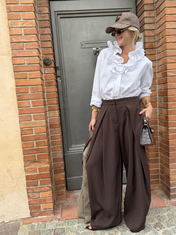 COFFEE balloon-cut pants