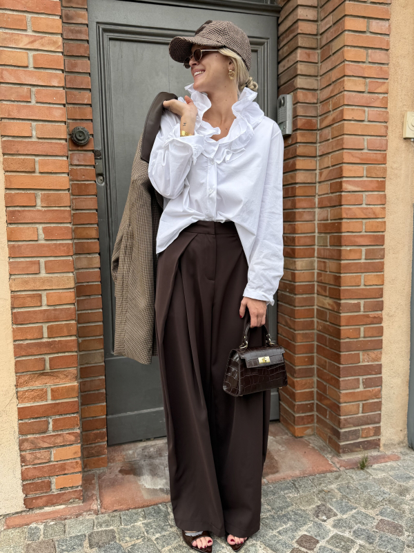 COFFEE balloon-cut pants
