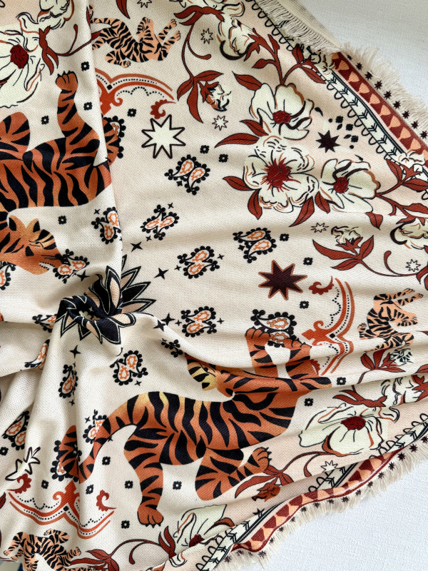 Foulard INDIE à franges