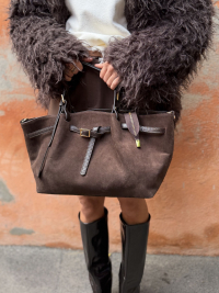 Sac à main chocolat