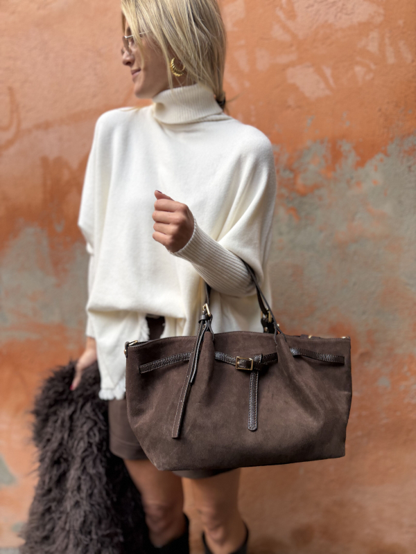 Sac à main chocolat