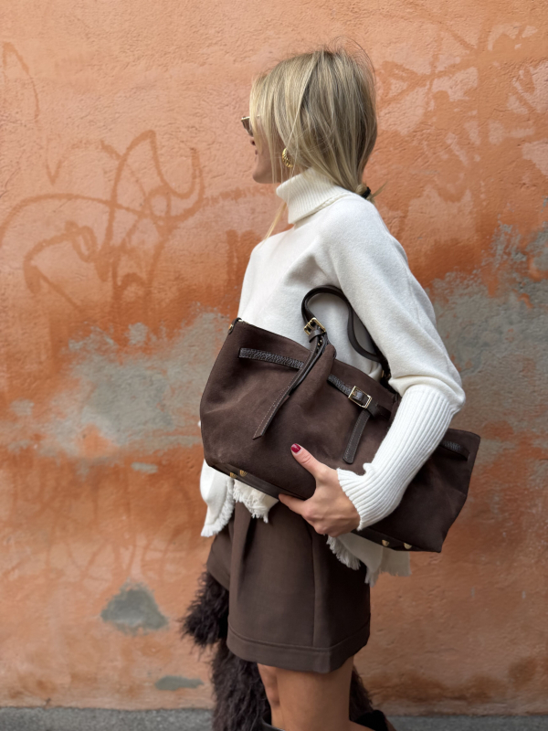 Sac à main chocolat