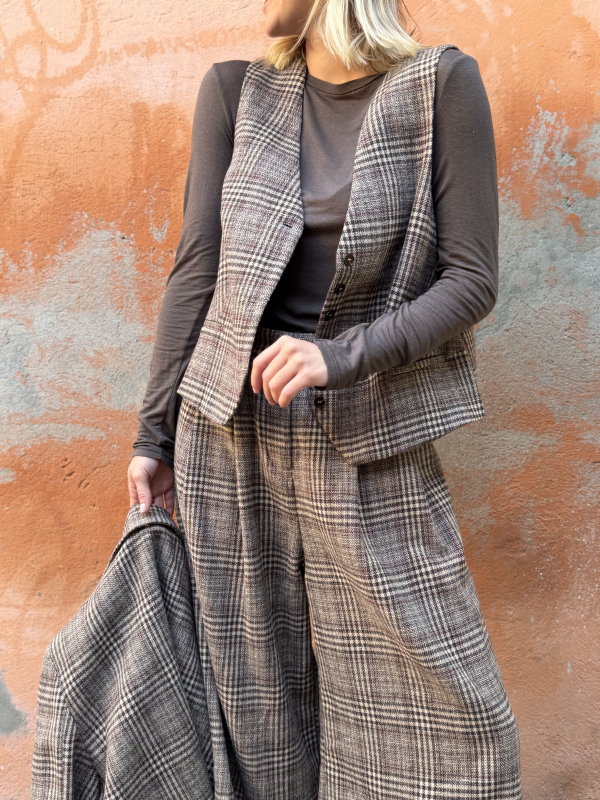 MANHATTTAN checkered jacket