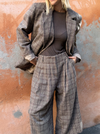 Gilet MANHATTTAN à carreaux