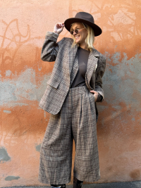 MANHATTTAN checkered jacket
