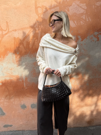 Off-white HARPER rhinestone sweater