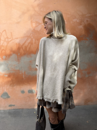 Pull poncho GIANNI beige