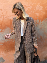 MANHATTTAN checkered blazer