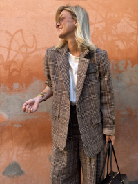 MANHATTTAN checkered blazer