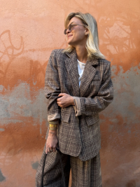 MANHATTTAN checkered blazer
