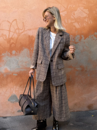 MANHATTTAN checkered blazer