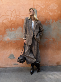 MANHATTTAN checkered blazer