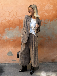 MANHATTTAN checkered blazer