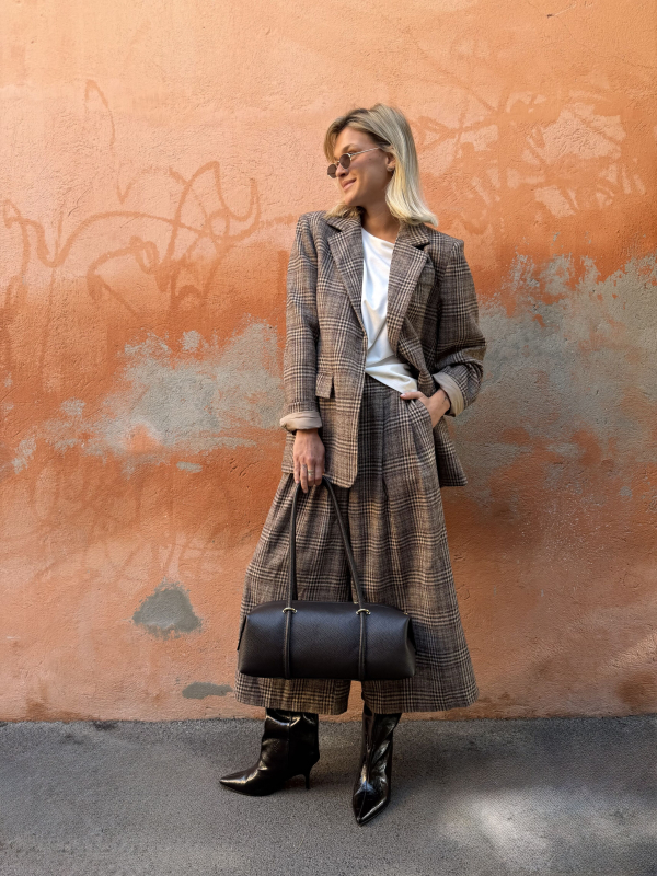 MANHATTTAN checkered blazer