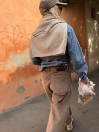 Camel NESTOR corduroy pants